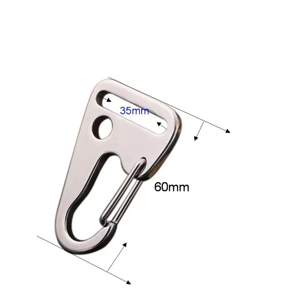 New Stainless Steel Eagle Mouth Replacement 20/25/35mm Hook Clips Outdoor Hanging Carabiner Outdoor Tool