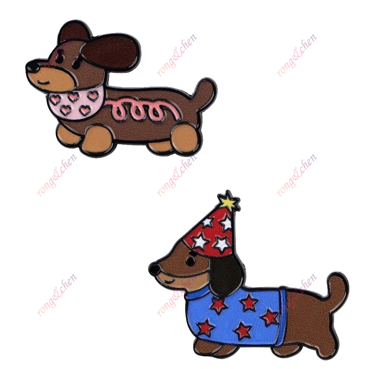 

Cute Cartoon Car Sticker Dachshund‌ for Car Motorcycle Racing Helmet Laptop Trunk Body Car Window Surfboard Waterproof PVC Decal