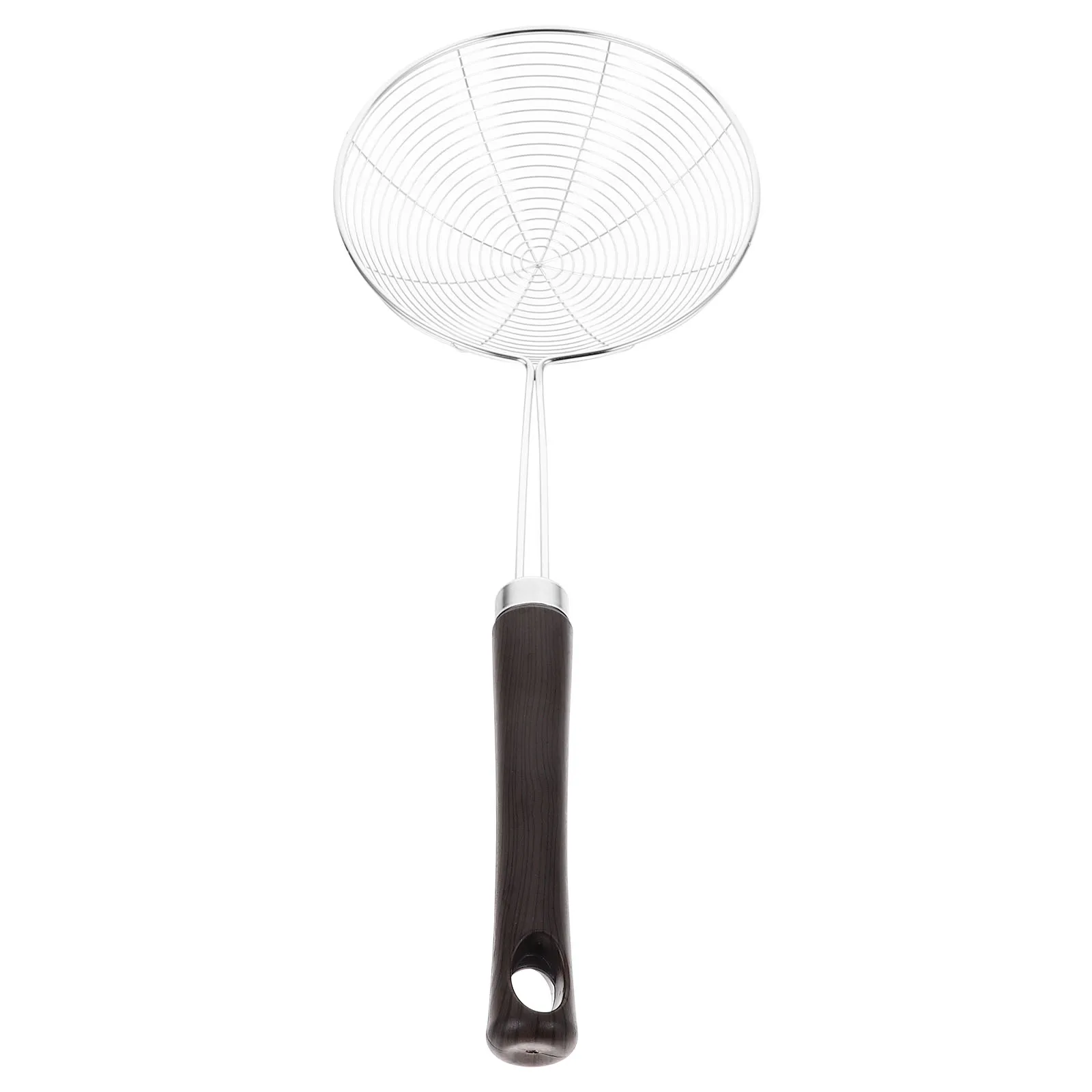 

Stainless Steel Mesh Strainer Skimmer Spoon Kitchen Supplies Cooking Ladle Spider Strainer Food Grade Material Wooden H