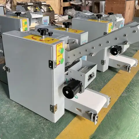 90mm-220mm Anpassad Automatisk Dumpling Wrapper Maskin Kommersiell Dumpling Wrapper Maskin Automatisk Pasta Maker Nudelmaskin 8 best sales inslagningsmaskin - №8