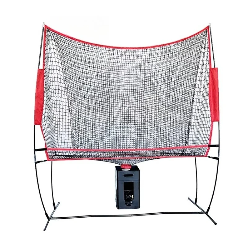 Remote Control Training Pickleball Machine with Small Throwing Machine Return Ball System and Net