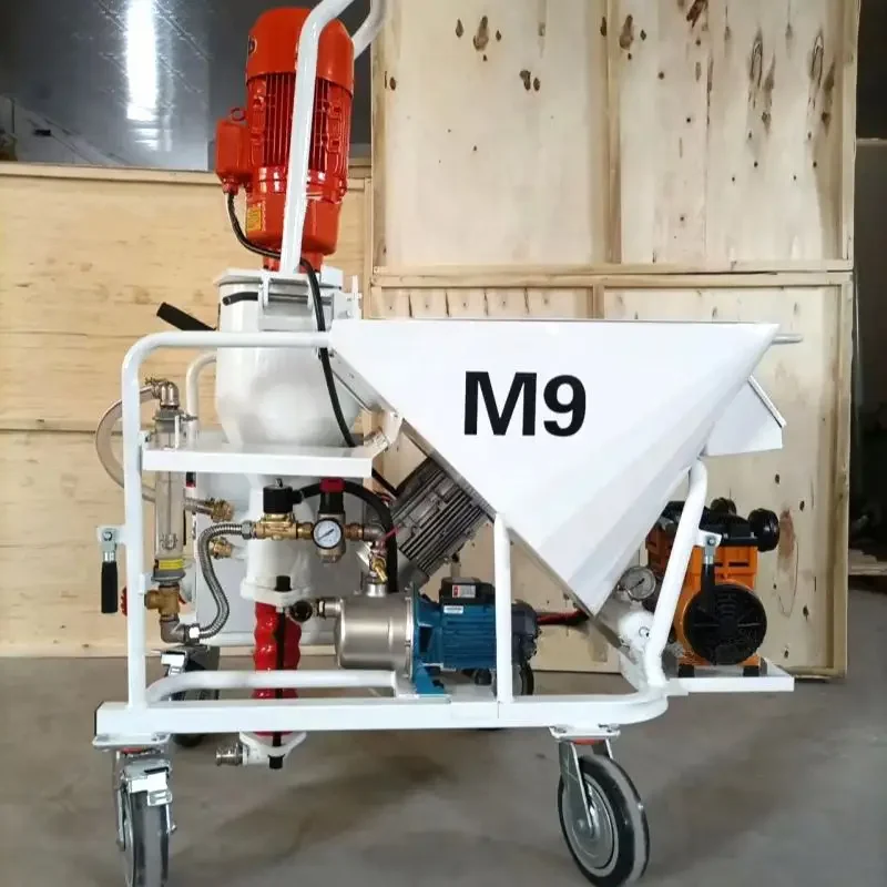 220v 380v Customized wall reinforcement gypsum spraying machine plastering machine