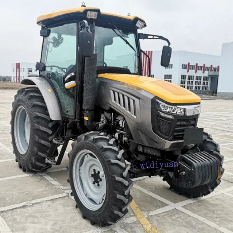 Long life：DIYUAN High Operating Efficiency 90hp 4wd Mini Tractors for Farming and Work in Garden and Greenhouse