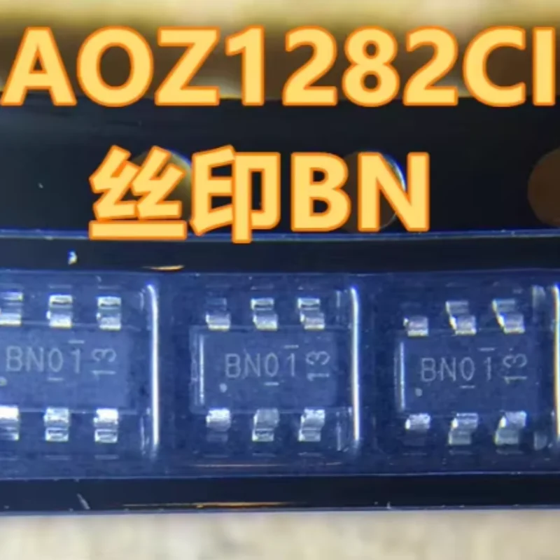 10PCS Original AOZ1282CI SOT-23-6 Synchronous Buck DC-DC Converter Step Down Power Regulator IC For Laptop Motherboard PCB