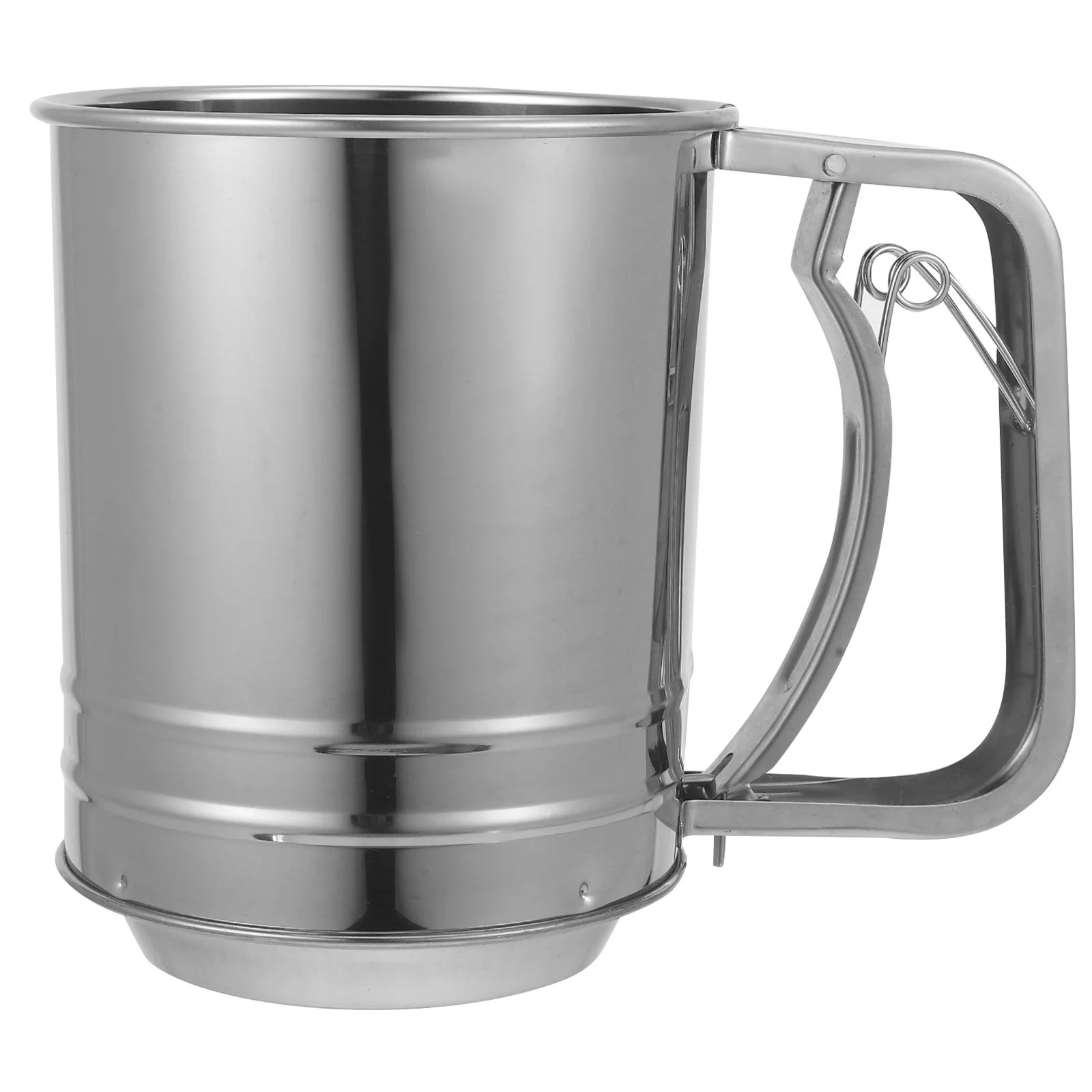 

Stainless Steel Handheld Flour Sieve Compact Fine Mesh Baking Sifter Powder Sugar Duster Kitchen Manual Sifting Tool Flour