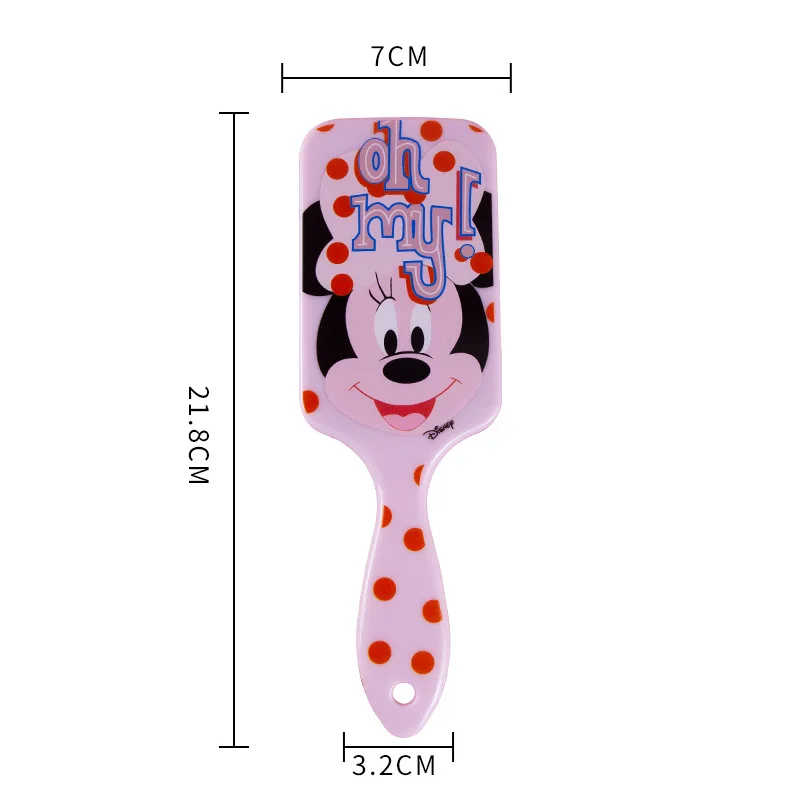 Disney Mickey Minnie Mouse Air Cushion Massage Combs Cartoon Figures Square Comb Hair Brush Hairdressing Tool Kid Birthday Gifts