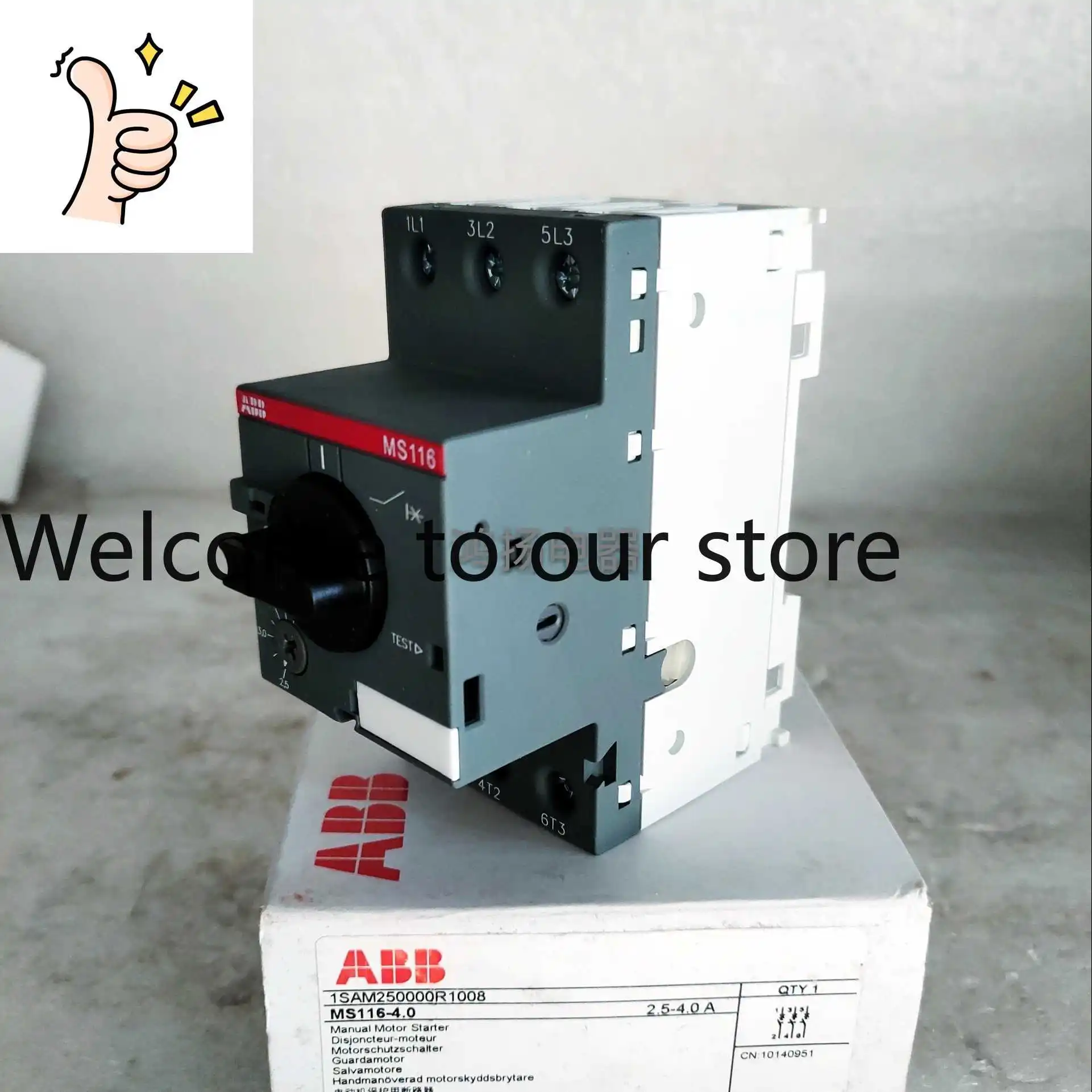 ABB MS116-4.0 2.5-4A Original Nuevo de Alta Calidad 2026