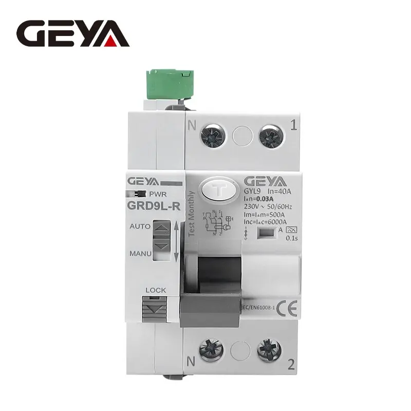 36259-3b1b59.jpg Interruptor Diferencial GEYA GRD9L Tipo A 2P 40A 30mA con Rearme Automático