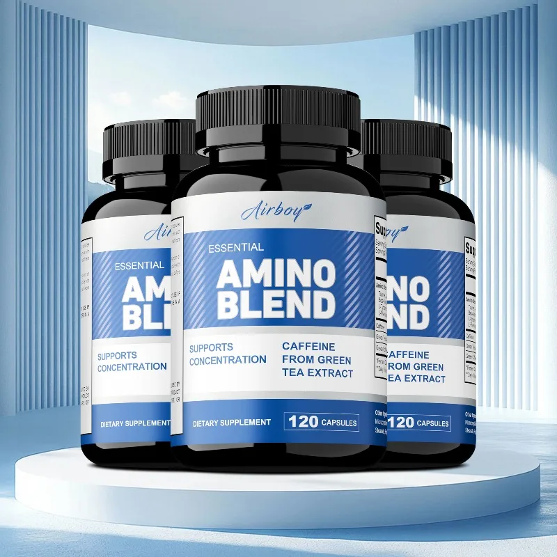 

Amino Acid Capsules - Helps Repair Muscles, Build Muscle Mass, Energy Support and Protein Synthesis