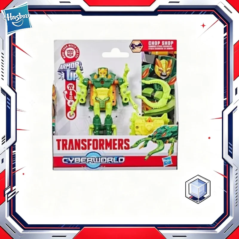 【in-stock】hasbro-transformable-toys-cyberworld-chop-shop-cyber-changers-model-robot-collection-action-figures-toy-gifts-hobby