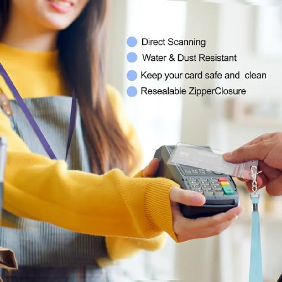 Lanières transparentes pour Badges d'identité, 30 pièces, pour cartes de bateau de croisière, porte-cartes étanche pour voile de carnaval Vertical Na