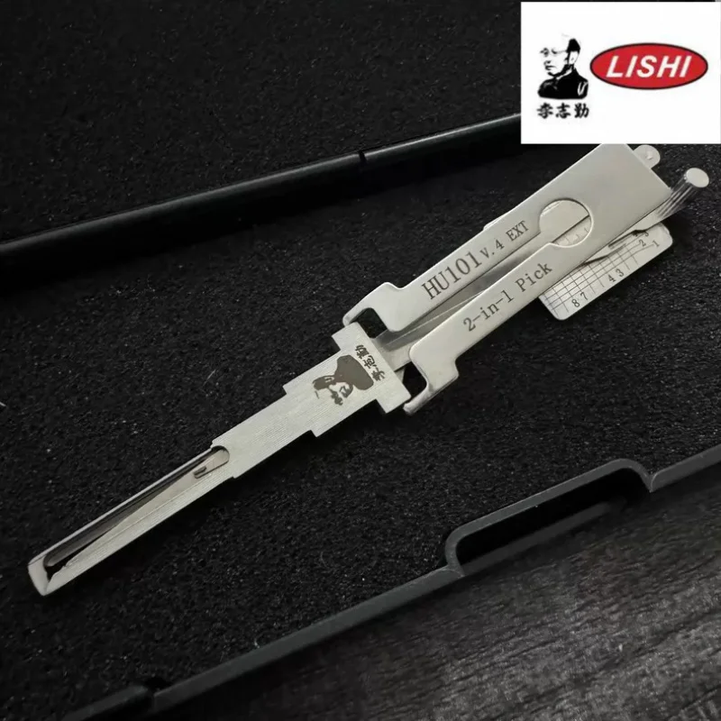 HU101 Decoder New Lishi 2in1 Cutout Compatible with Leitor De Chave Locksmith Auto Repair with Concealed Door Lock