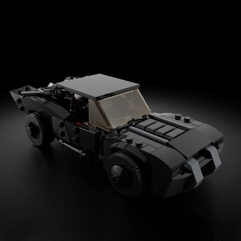 381ピース-moc-パティンソン-バットモービル-スーパーヒーローズ-dcd-バットマン風-モデルビルディングブロック-組み立ておもちゃ-クリスマスプレゼント-教育玩具