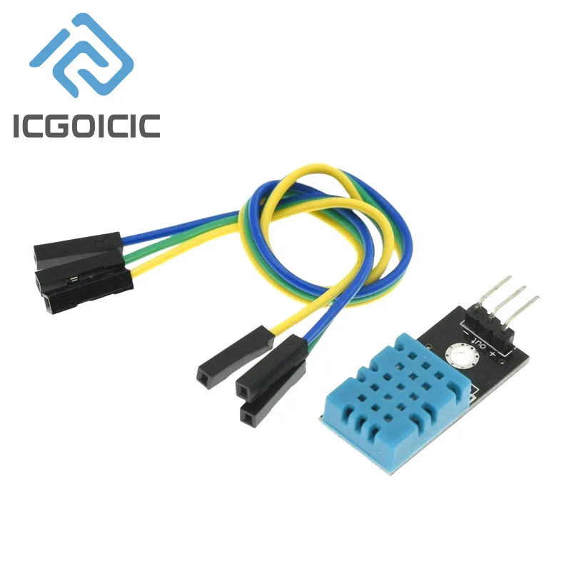 KY-015 DHT11 وحدة استشعار درجة الحرارة والرطوبة الرقمية - 3pin، لمجموعات المبتدئين Arduino DIY