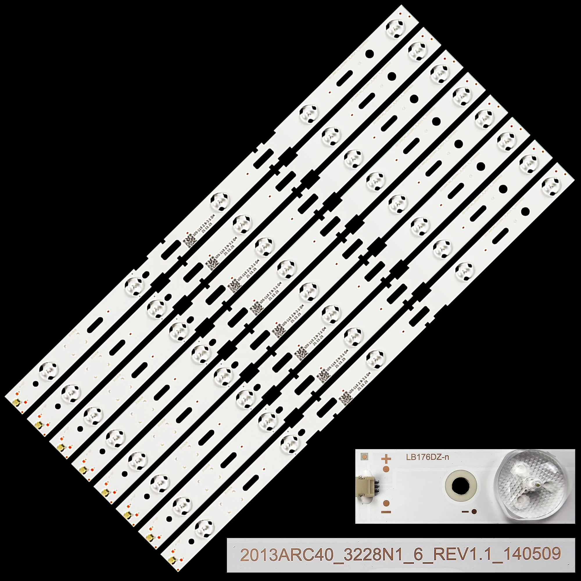 Baru LED Bar 2013ARC40 3228N1 untuk GRUNDIG TV LSC400HM09 40VLE6520BP 40VLE6522WL 40VLE5526BG 40VLE6420BH 40VLE565BG 40VLE5421BG