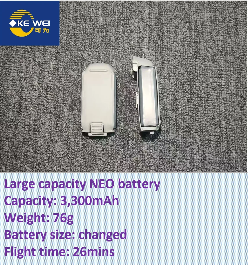 

Refitted higher capacity battery for DJI NEO drone 3300mAh