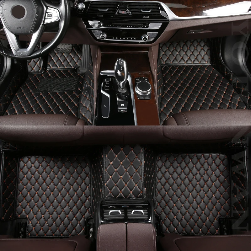 

YOTONWAN Custom Made Leather Car Mat For Mercedes Benz All Models E Class GLK GLC S600 400 SL W212 W211 SLK Auto Accessories