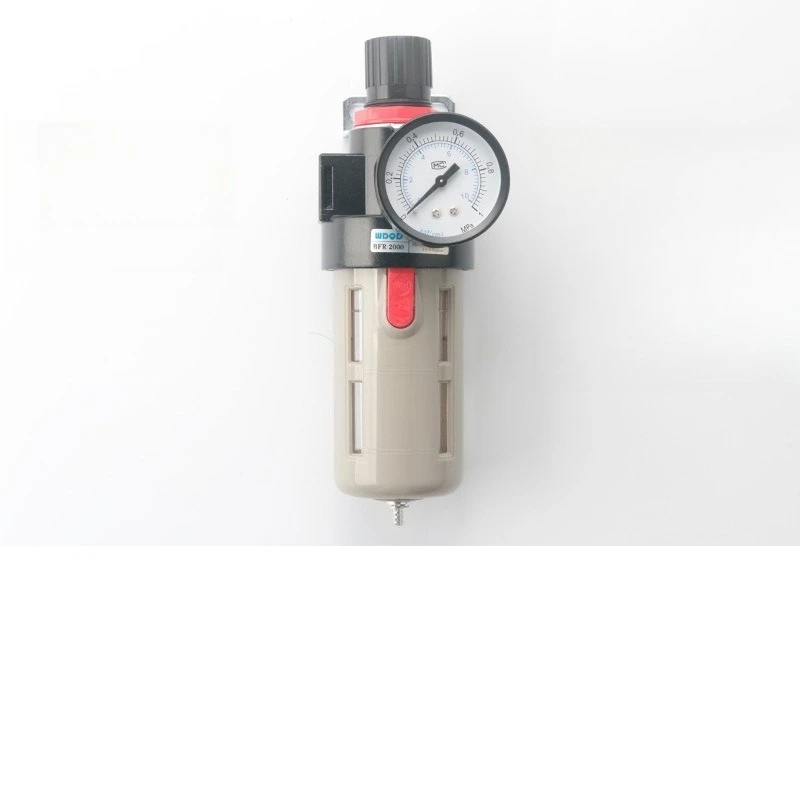 

‌1/4" Pneumatic Filter Regulator Combo - AFR2000 Series Air Source Processor for Industrial Automation Systems