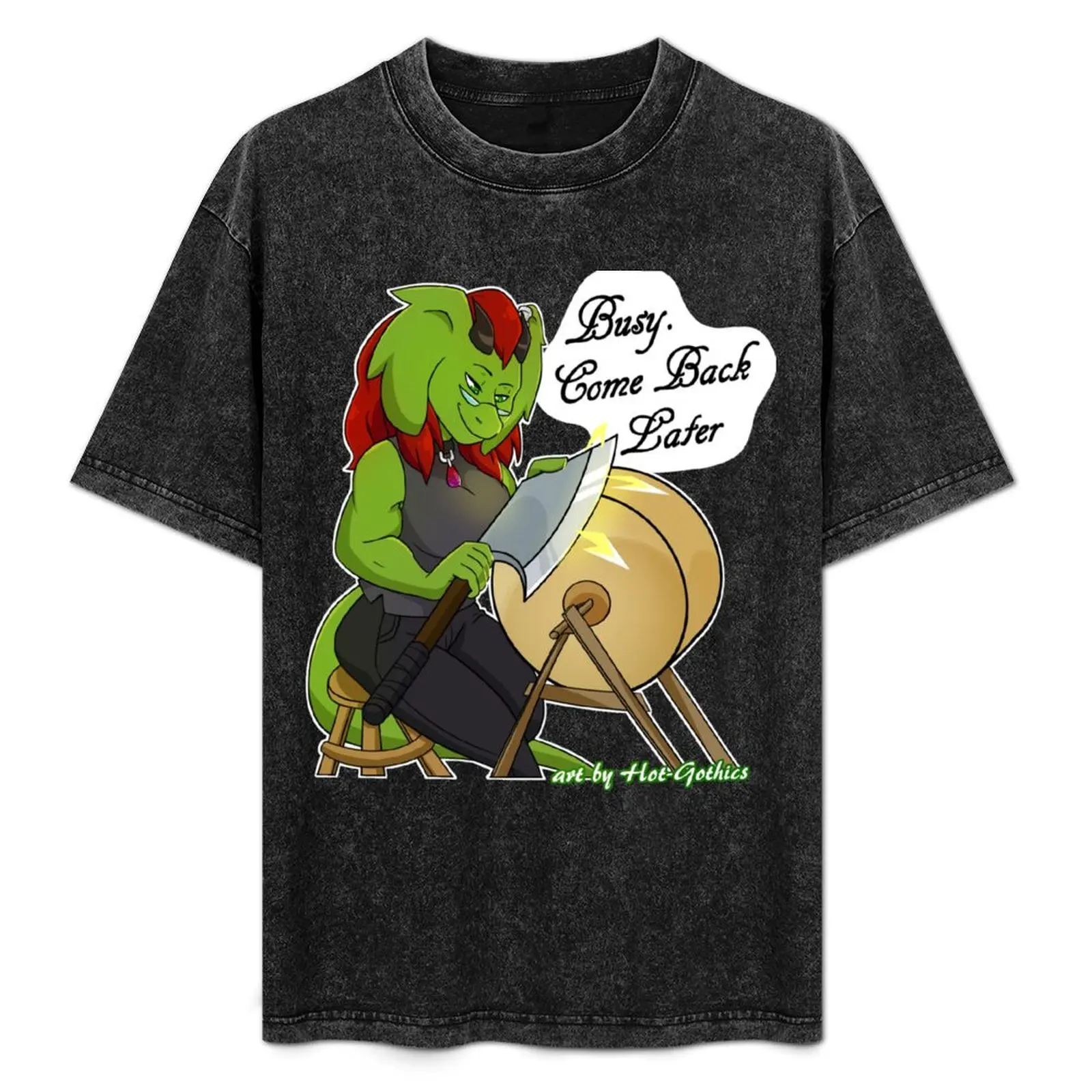 

Retsis - Sharpening Axe, Busy. Come Back Later T-Shirt Sun Block Outdoor T-Shirt