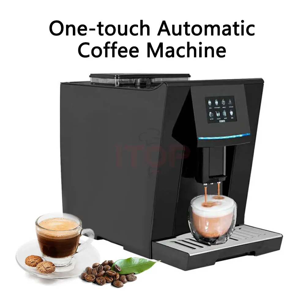 Factory Direct Selling Automatic Coffee Machine 1.8 L Water Tank Milk Foam System Full Automatic Coffee Machine