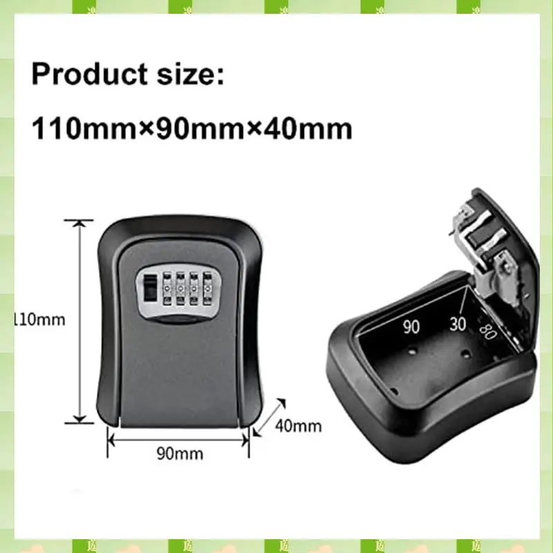 2025 Key Lock Box Metal Key Lock Box Wall Mounted Waterproof Key Storage Lock Box With Mounting Kit,Key Lock Box Metal Key Lock