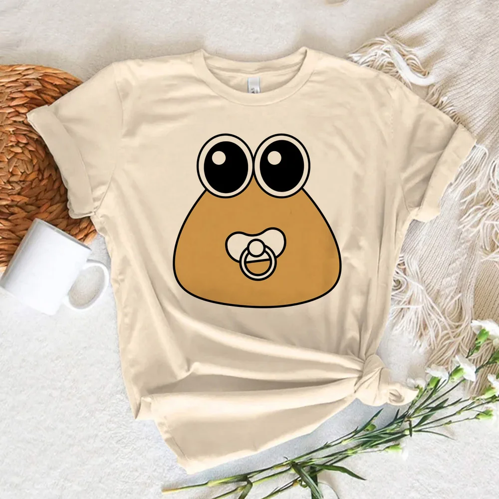 Pou top women anime graphic harajuku Tee girl graphic clothing