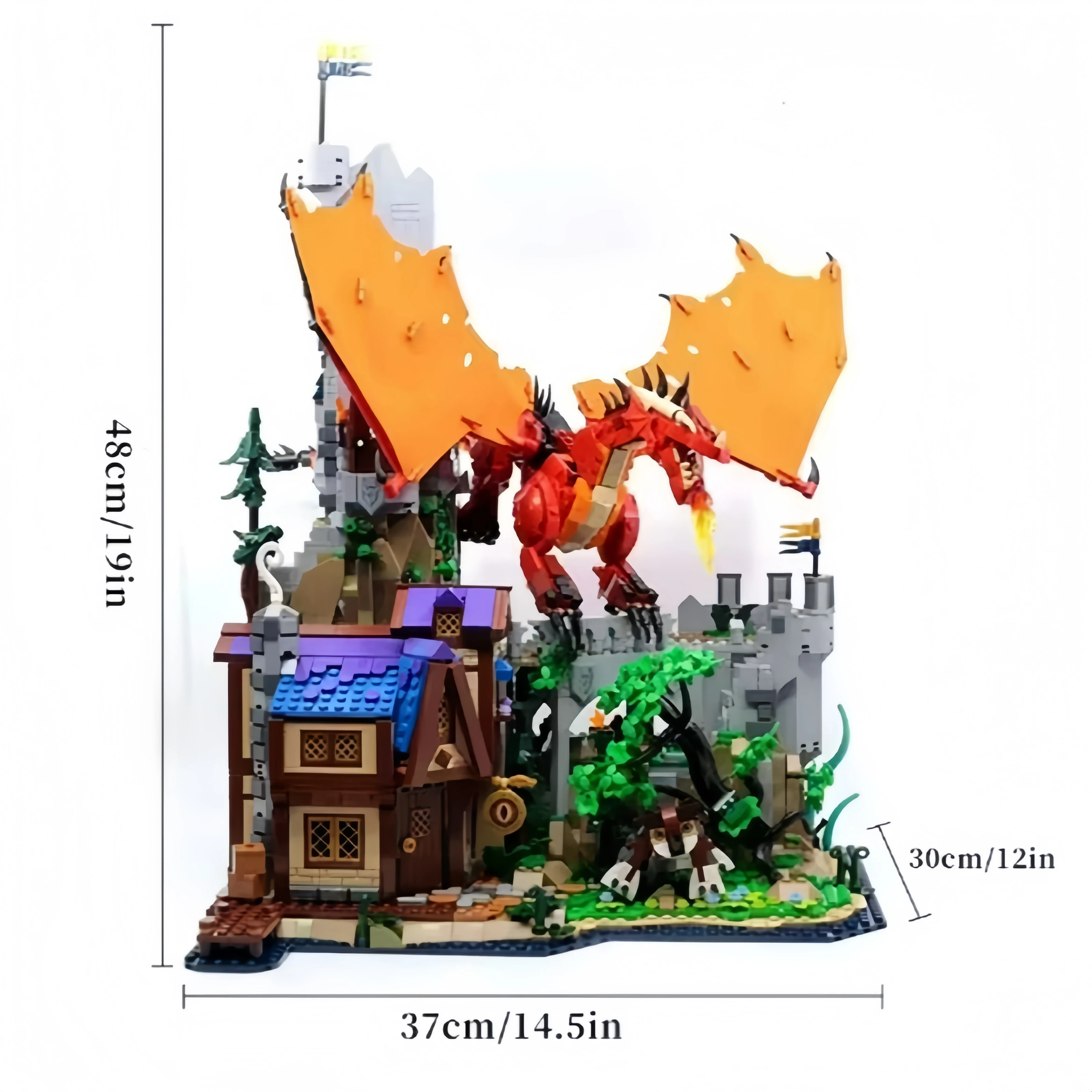 

2026 Red Dragon Dungeons Inventory Home Decor Table Decor Castle Gifts Christmas Gifts