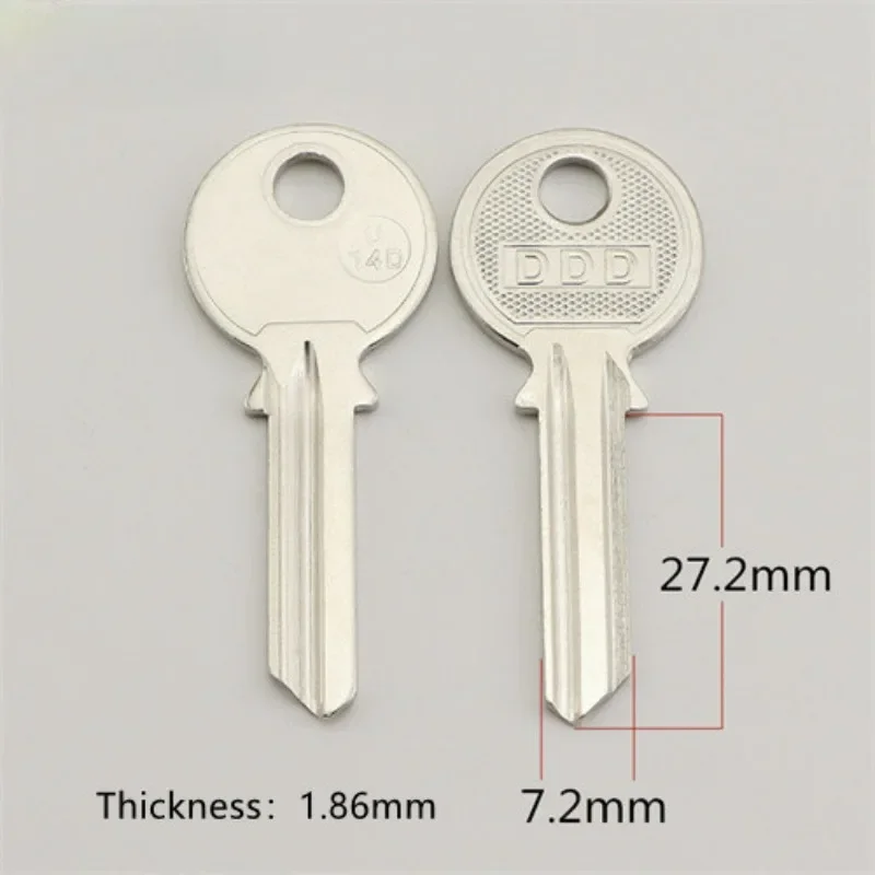 

4PC U14D Electric Handle Circular Slot Key Embryo Civil Key Embryo