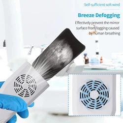 Dental Anti-fog Mirrors Automatici Occlusal Photography Reflector Kit with LED Light Intraoral Photo System