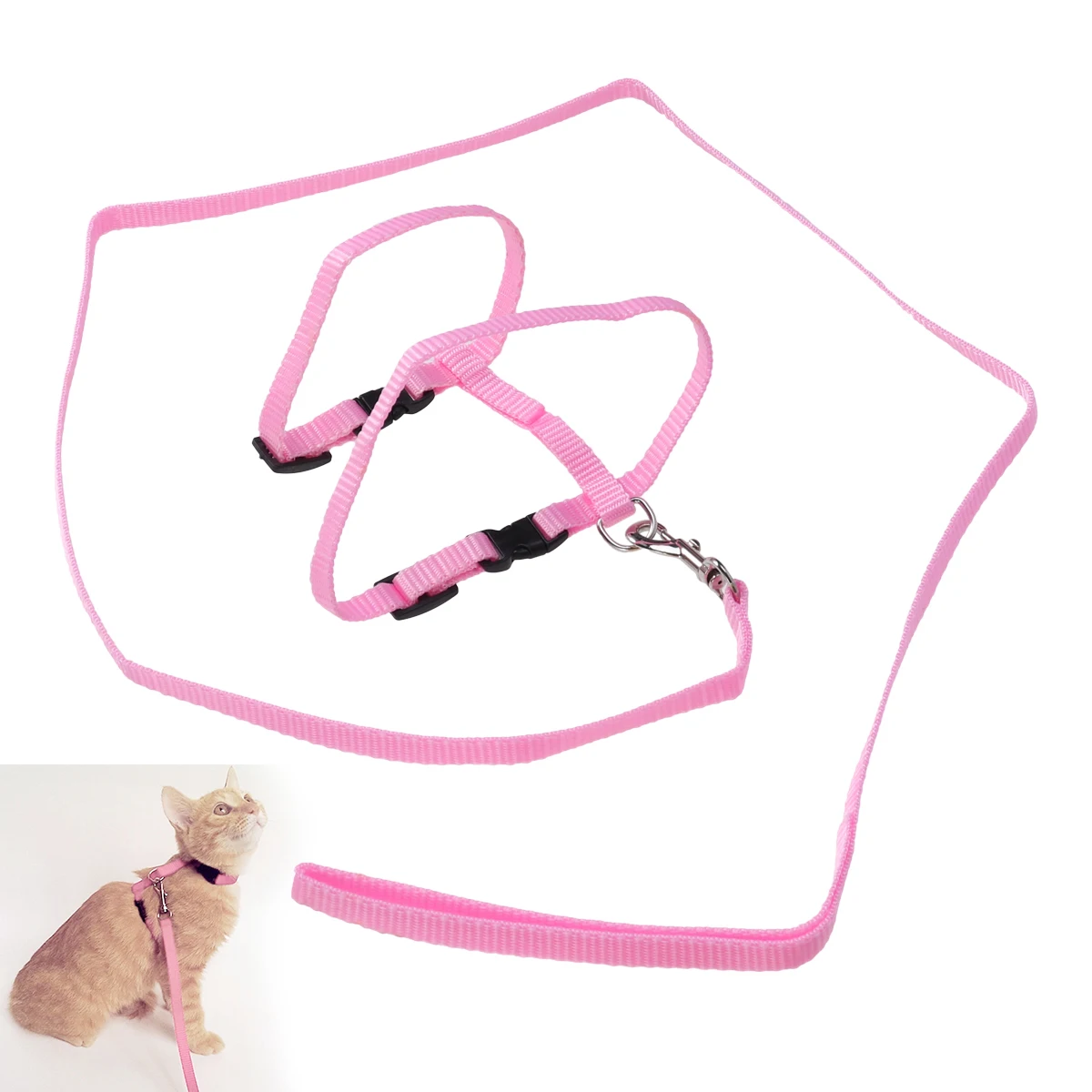 

cat harness pet traction rope cat collar leash pet supplies pet accessories