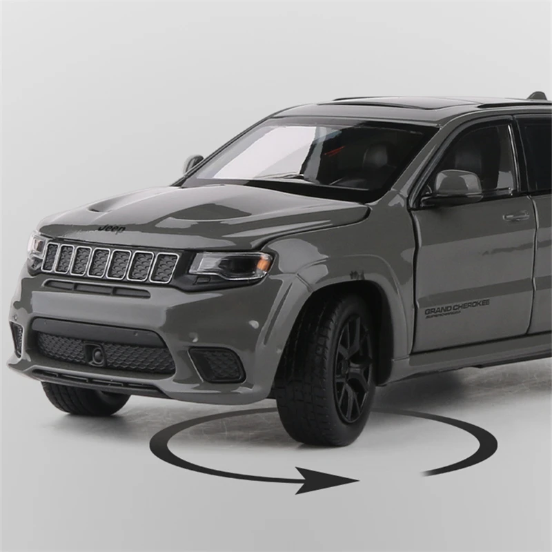 1:32 Jeeps Grand Cherokee Alloy Off-road Vehicles Car Model Diecasts & Toy Vehicles Metal Toy Car Model Simulation Kids Toy Gift