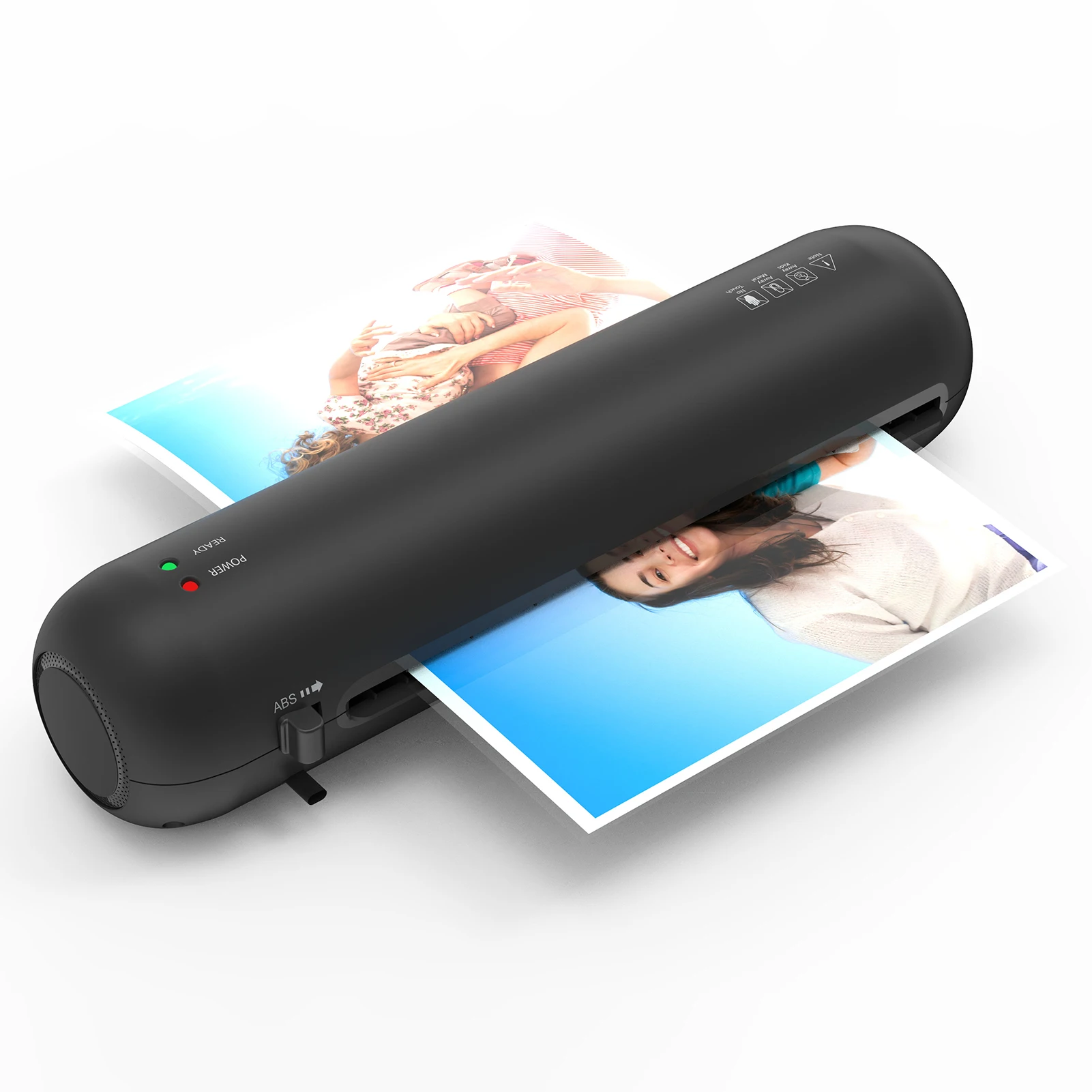 

Desktop Laminator Machine Set A4 Size Hot and Cold Lamination 2 Roller System 9 inches Max Width with Paper Cutter Trimmer