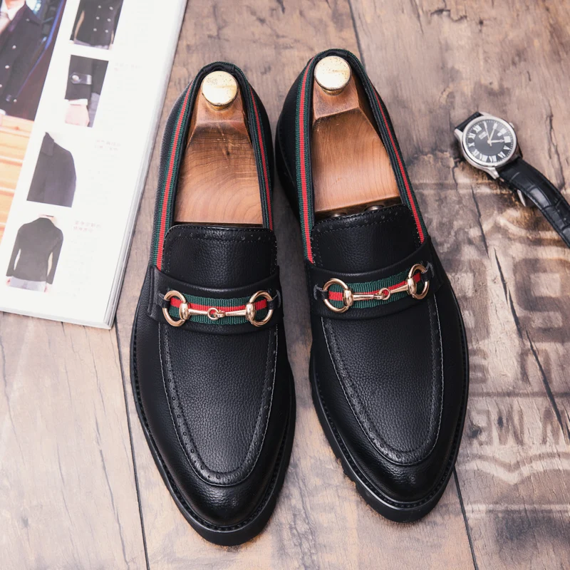 

Мужская обувь, мужские туфли из высококачественной кожи, чехол для ног, пряжка, стиль Оксфорд, изготовление из кожи, свадебная одежда, стиль, роскошный qua