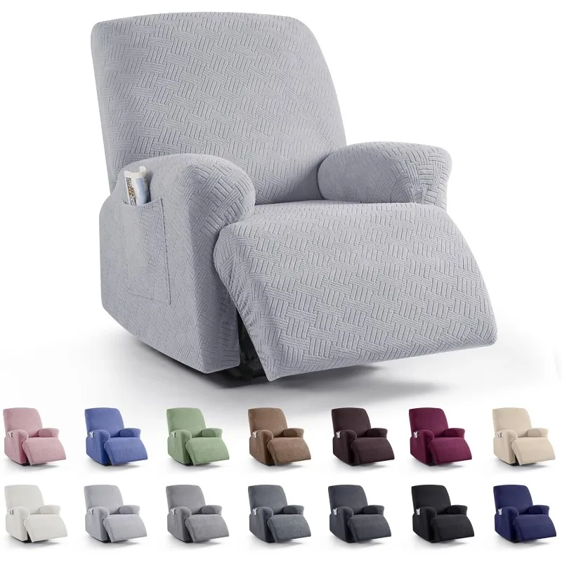 

Recliner Covers, Stretch Reclining Chair Covers, Recliner Sofa Slipcovers Stripe Jacquard Recliner Couch Covers Furniture