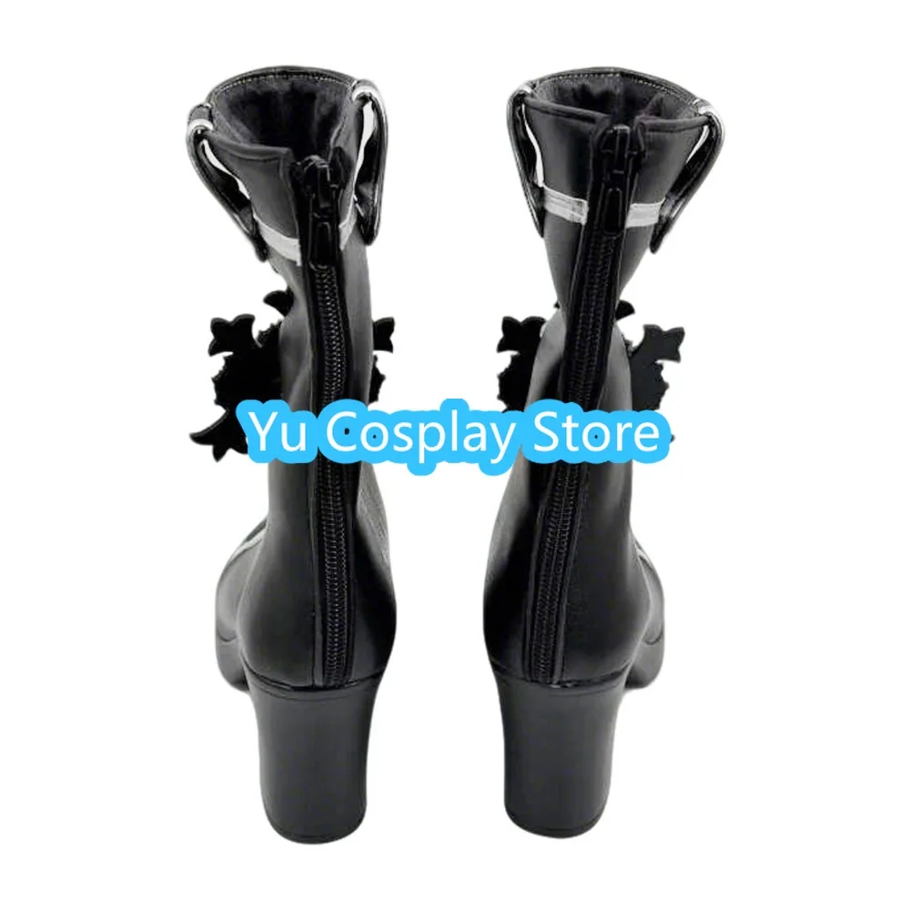 Anime Black Butler Ciel Phantom Cosplay Shoes Boots Clothing Accessories, Customized Leather