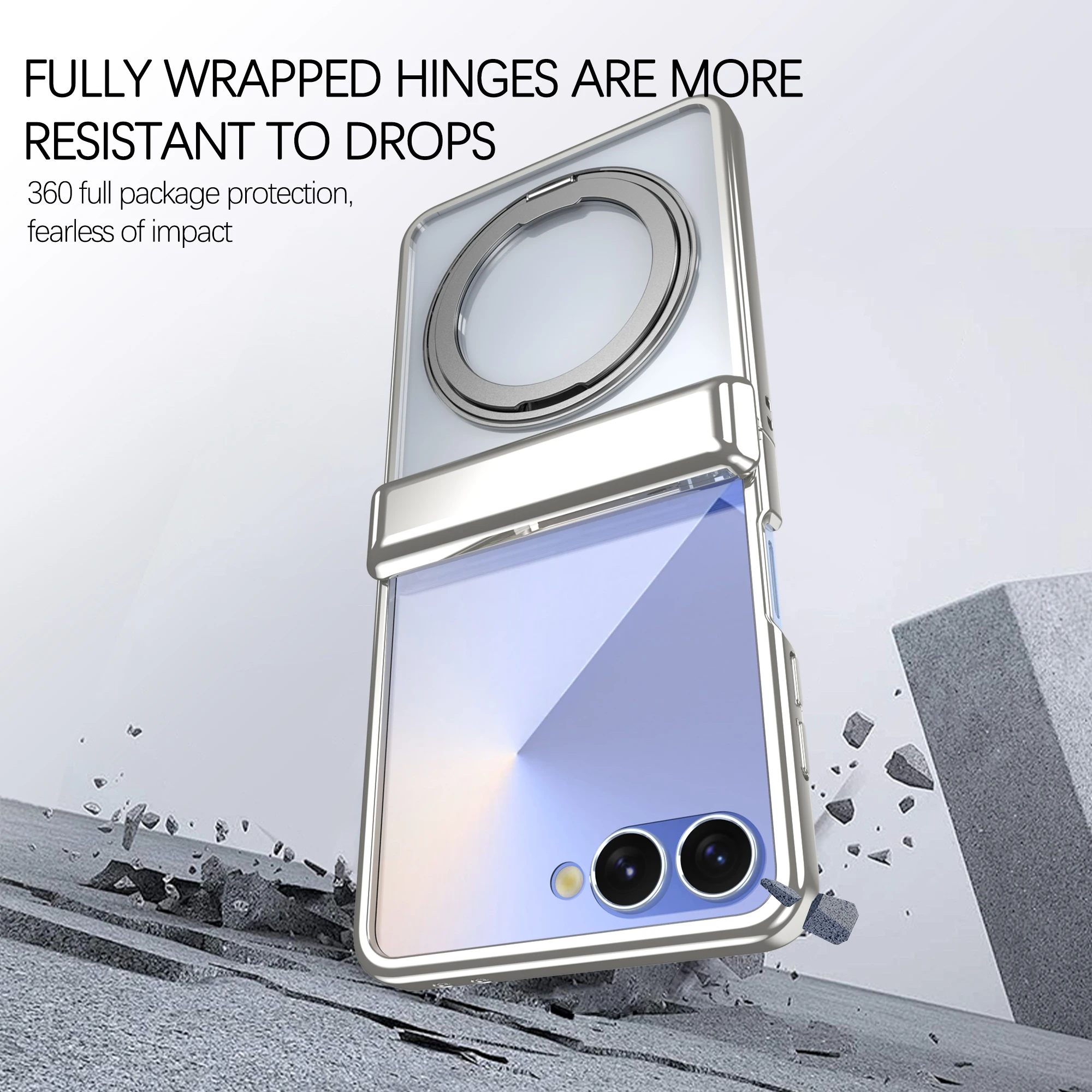 360 Rotating Bracket Phone Cas - Phone Cases Z Flip 7 review and price