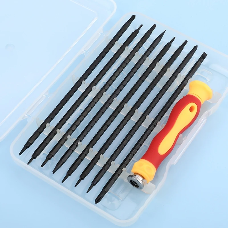 Jeu tournevis d'isolation polyvalents, d'embouts tournevis magnétique 9 en 1