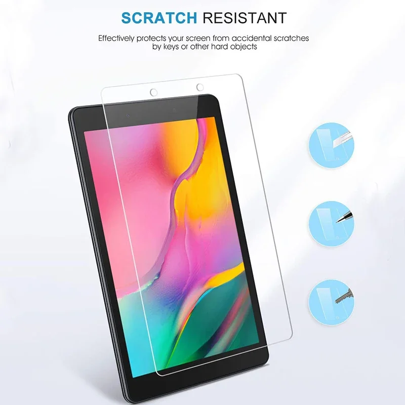 Gehärtetem Glas Für Samsung Galaxy Tab EINE SM-T290 SM-T295 8 in 2019 Display-schutzfolie Anti-Scratch 9H härte Ultra Clear HD