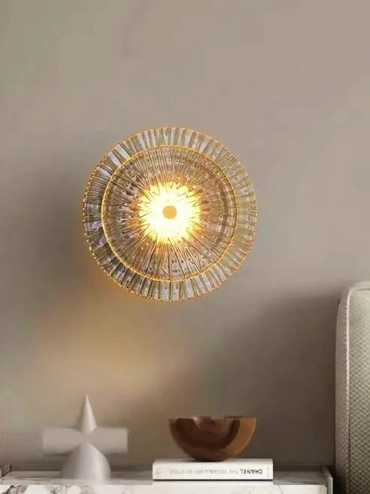 Nordycka Szklana Luksusowa Lampa Ścienna Nowoczesna Minimalistyczna Lampa do Salonu na Ścianę Tła, Lampa na Schody, do Korytarza, Hotelu, Sypialni, Lampka Nocna — 2