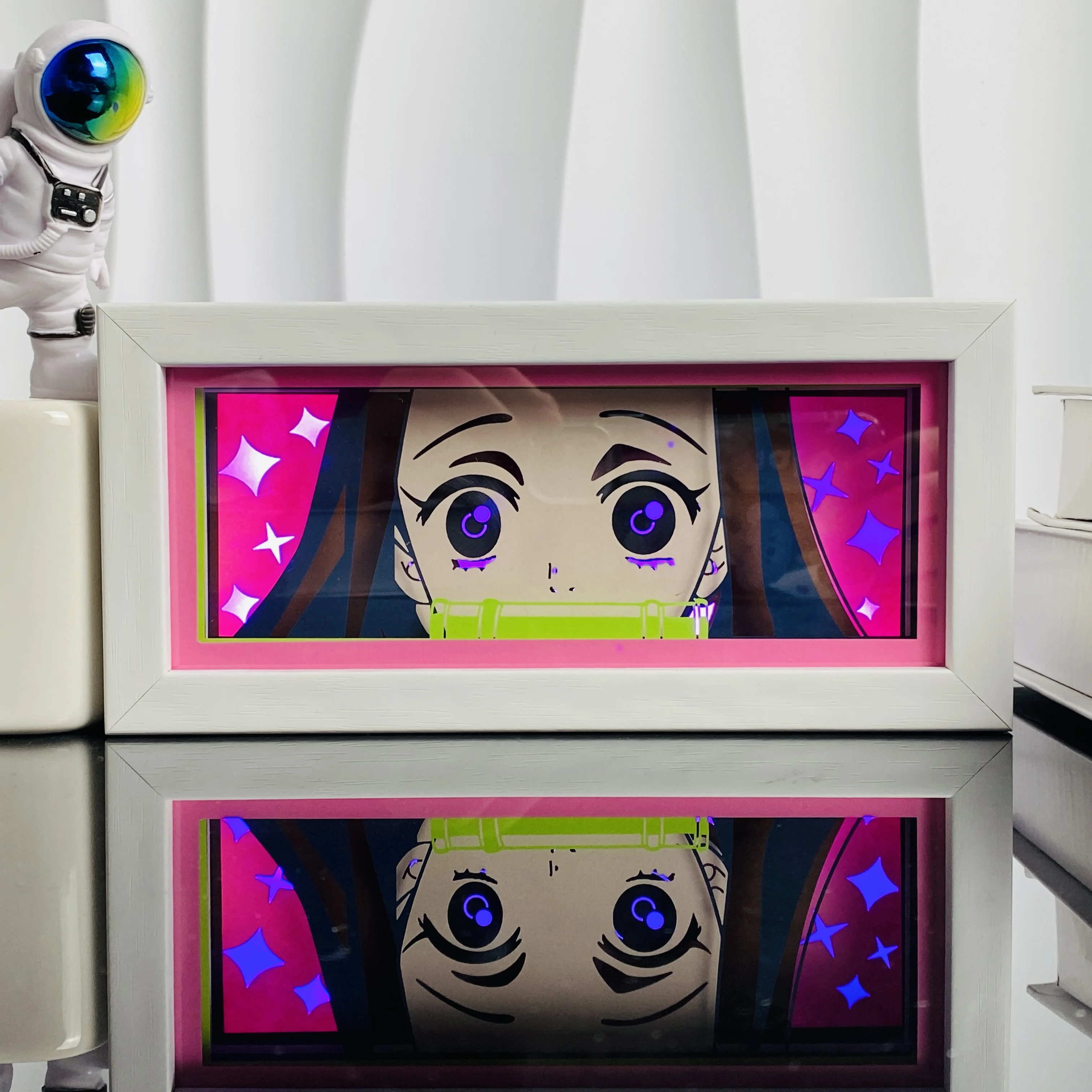 

Anime Led Light Lamp For Room Decor Paper Cut Shadow Box Birthday Gift Bedside Nightlight Manga Remote Control Light Box Friend