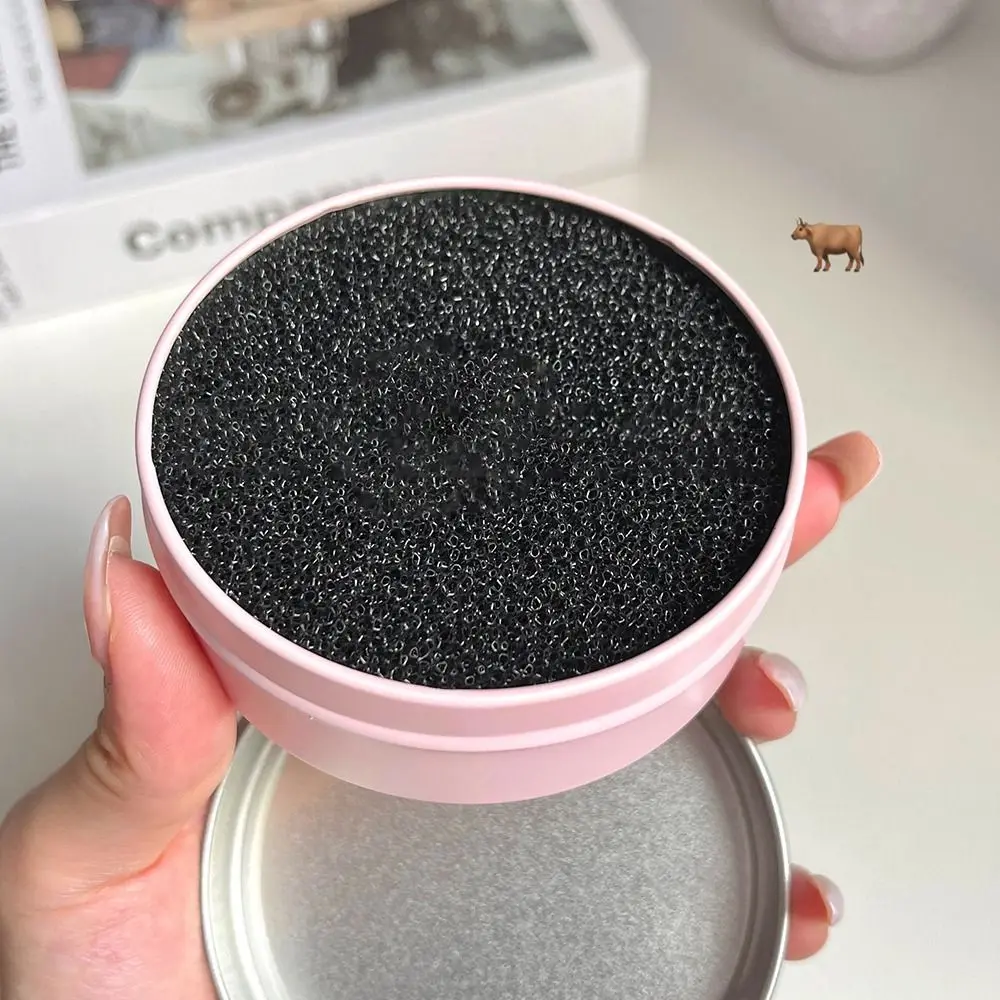 แปรงแต่งหน้านุ่มแบบพกพาน้ําหนักเบา Make Up Brush เครื่องมือทําความสะอาดทนทานแห้งทําความสะอาดแปรงแต่งหน้าแปรงทําความสะอาดกล่องสาว