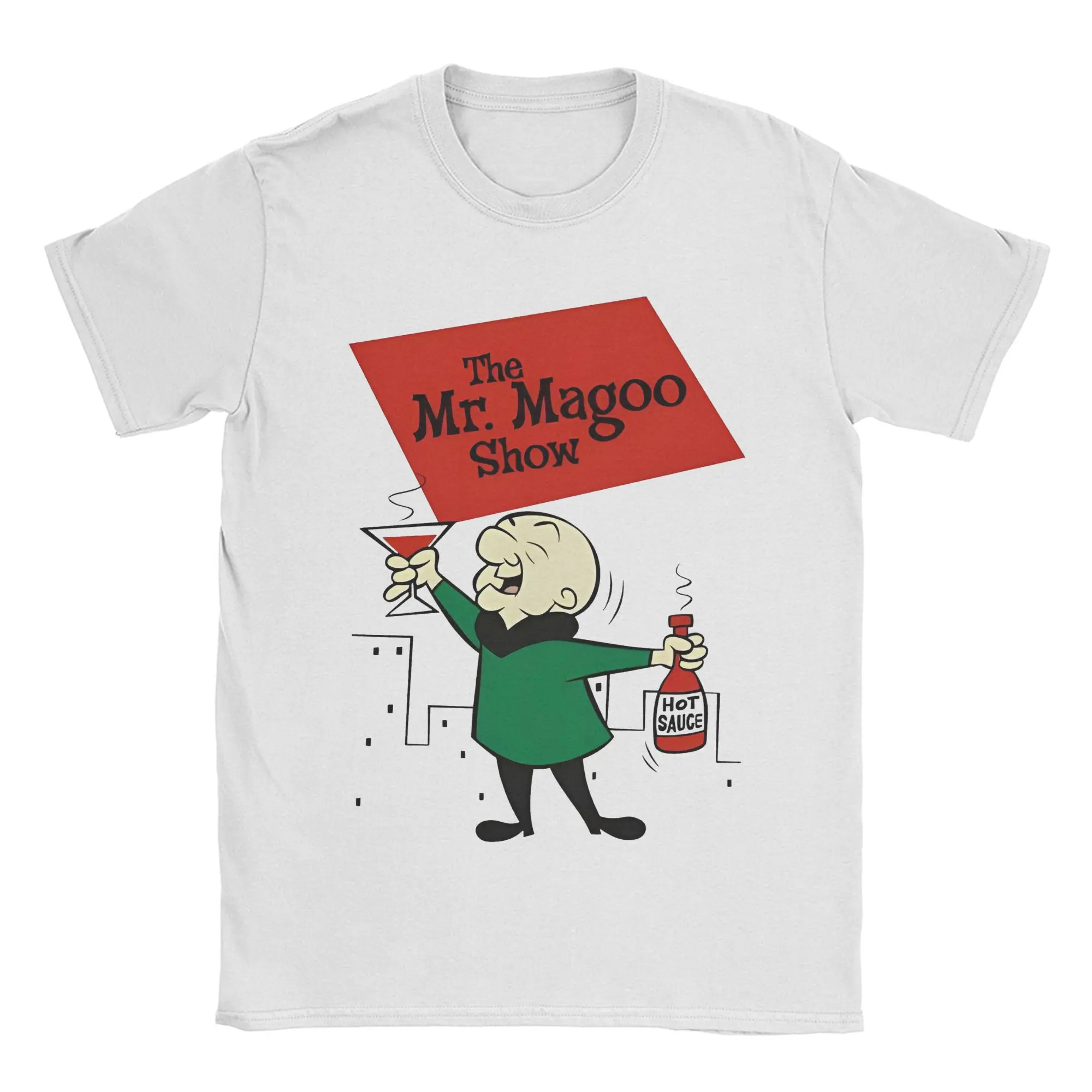 Mr. Magoo Retro Cartoon Merch Unisex T Shirt Pure Cotton Tee Graphic Print  T-shirt Clothing