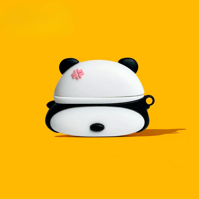 جابرا إيليت 3 حافظة جابرا إيليت 4 حافظة ناعمة من السيليكون عجلة كرتونية لطيف الباندا غطاء مقاوم للصدمات