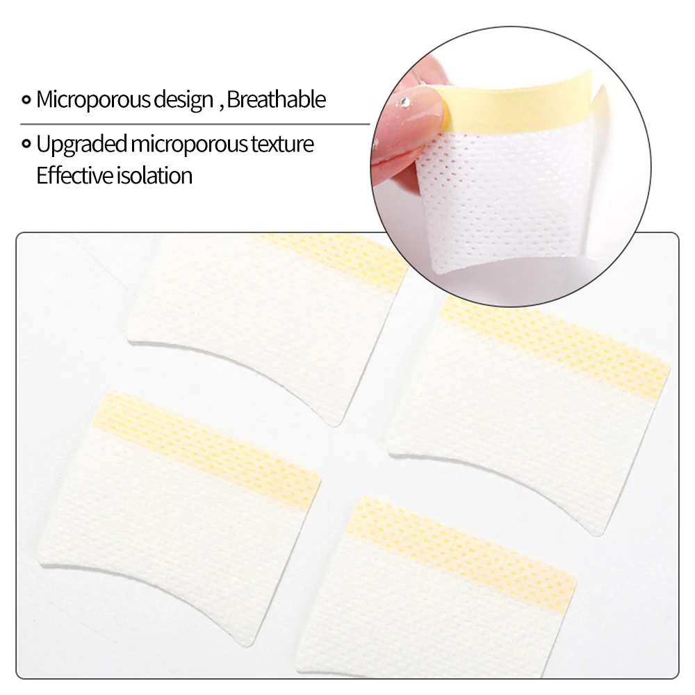 40Pcs Cotton Eyelashes Patch Sticker for Removing Eyelash Makeup Tools Lash Lift Extension Supplies Non-woven Eye Pads Patch