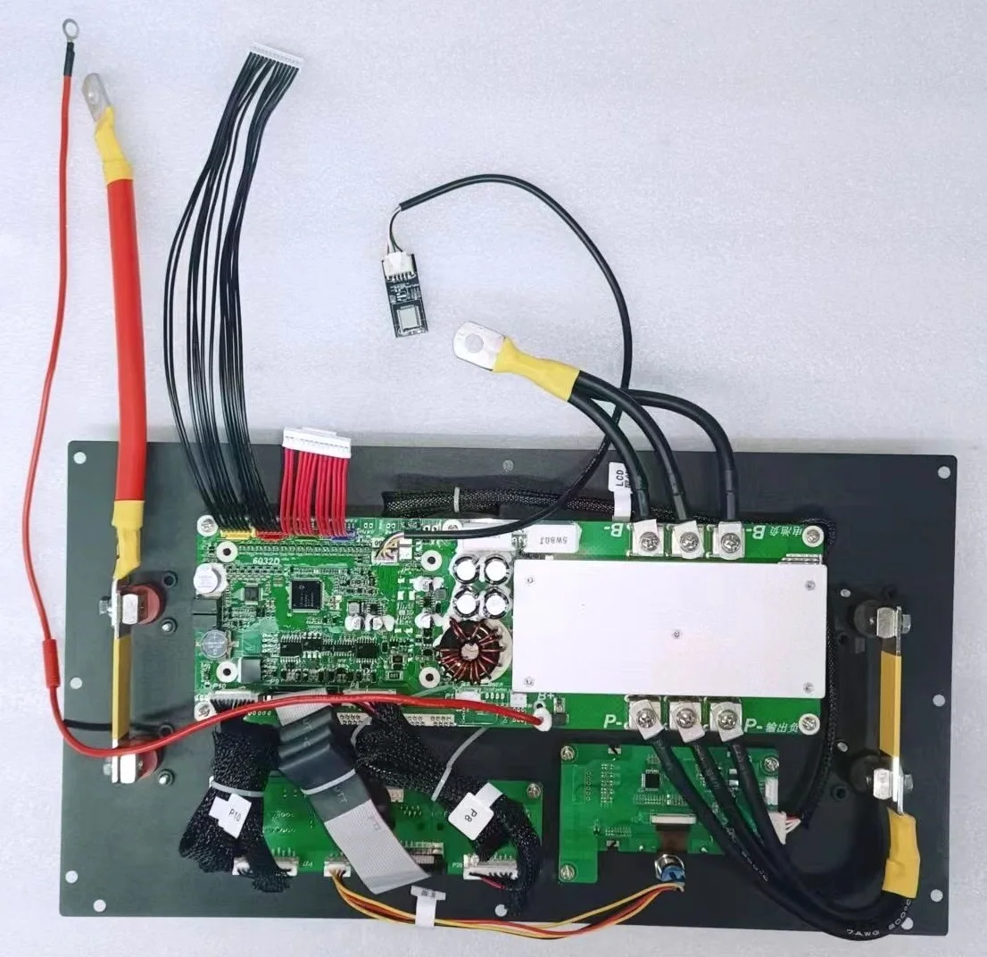 51.2/48vXR04-sistema diy de montagem de caixa de bateria para eve catl 270 280 304 310 320ah célula com jbd inteligente bms bluetooth lcd can/rs485