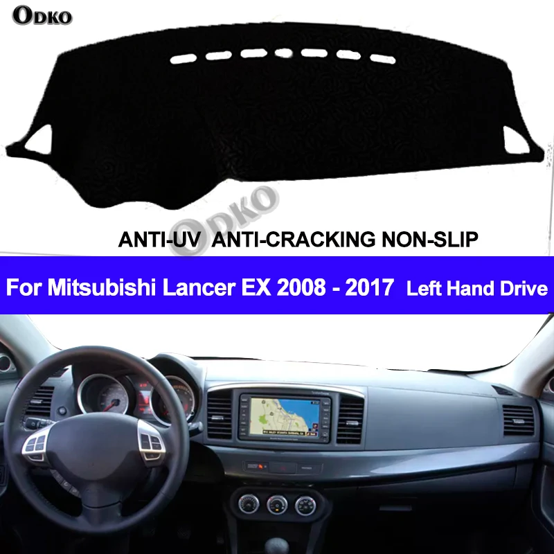

Чехол на приборную панель автомобиля для Mitsubishi Lancer EX 2008 2009 2010 2011 2012-2015 2016 2017 Dashmat Dash Mat Козырек от солнца