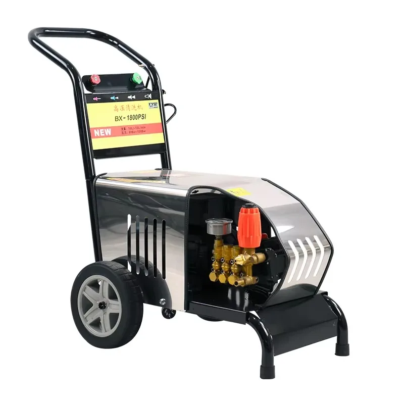 

Commercial 120bar Home Use Sudsing Cold Water Electric High Pressure Washer Trailer