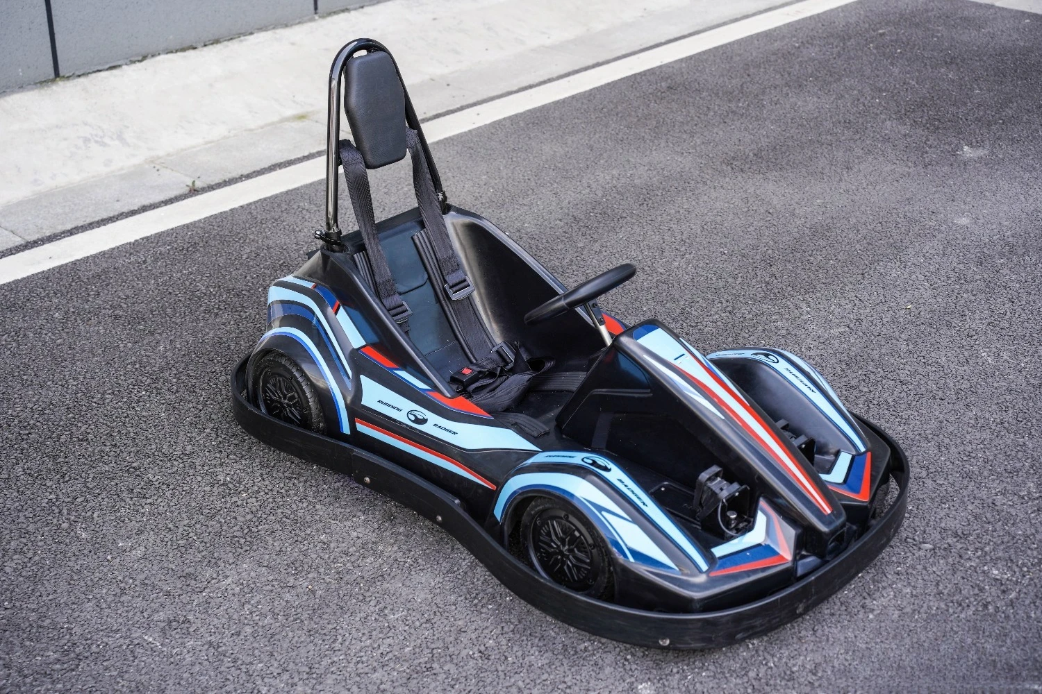 Rental Go-karts for Sales Customized Premium Electric Go-karts for Kids Commercial Amusement Park Facility Electric Karting Kart