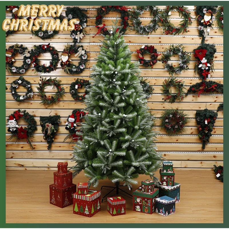 

PVC Christmas tree artificial New Year's Christmas snowflake tree holiday decoration Christmas novelty Christmas decoration