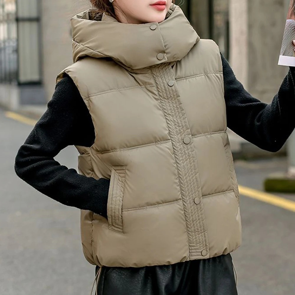 Vest women's short outer wear Korean autumn and winter coat women's design sense niche senior vest Internet celebrity explosion